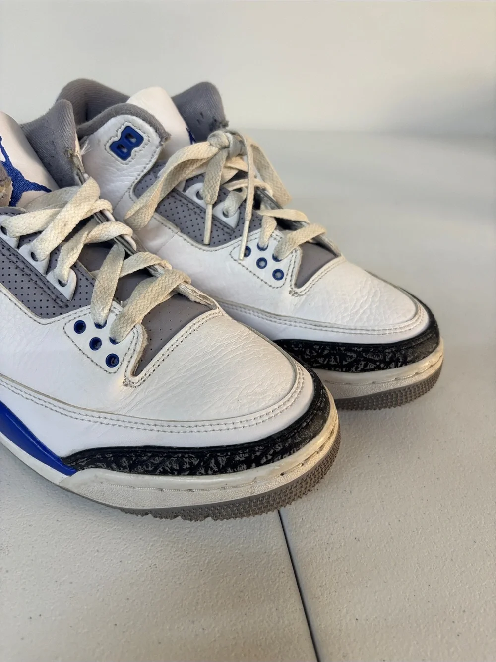 Jordan Men’s Sneakers - White / Royal Blue / Black